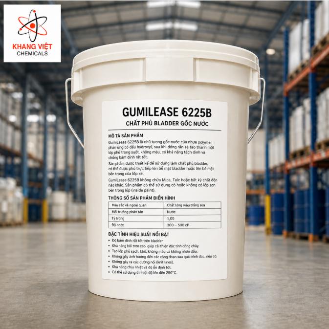Gumilease 6255M là chất tách khuôn dạng nhũ tương gốc nước, chuyên dùng cho đúc cao su và sản xuất dây đai.