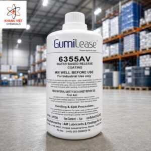 Gumilease 6355AV là lớp phủ tách khuôn bán vĩnh cửu gốc nước, chuyên dùng cho quá trình đúc các chi tiết cao su chống rung.
