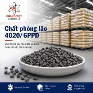 Antioxidant 4020 / 6PPD là chất chống oxy hóa hiệu quả cao dành cho các sản phẩm cao su và cao su tổng hợp.