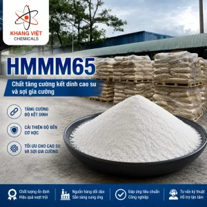 HMMM65 là phụ gia dạng bột giúp tăng cường độ bám dính giữa cao su và sợi cord, đồng thời cải thiện độ cứng và mô đun của cao su lưu hóa.